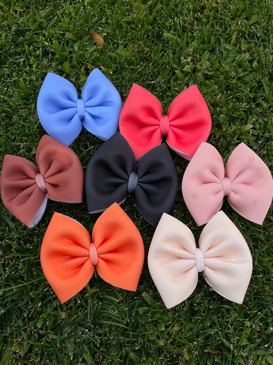 4” Puff Bow (Solid Colors)