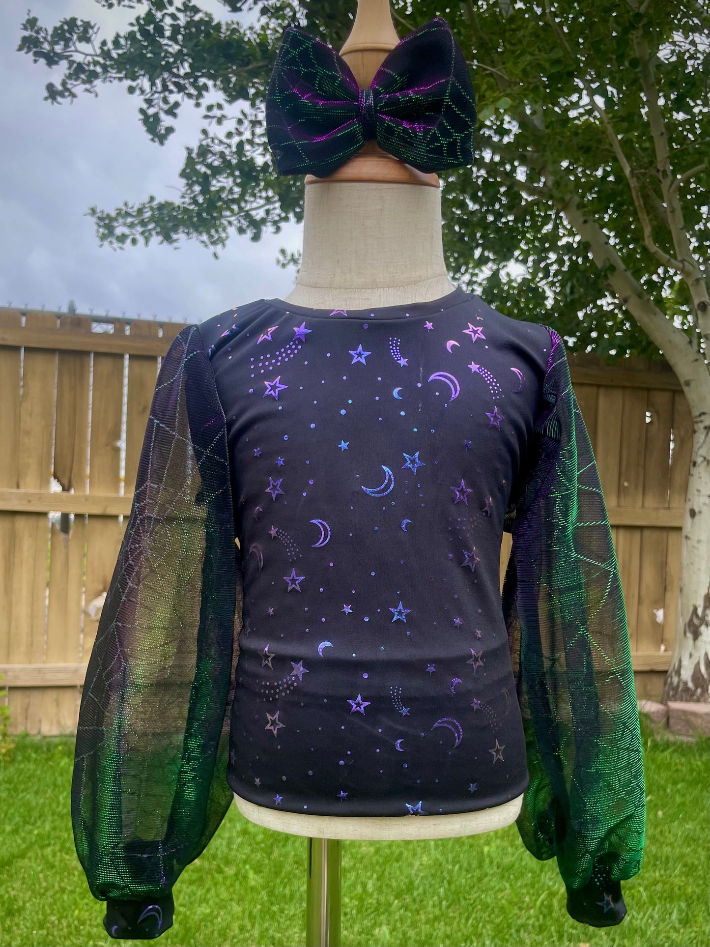 Stars & Moon Shirt & Bow